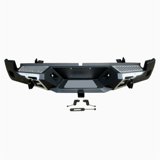 Suitable for 2021-2023 Isuzu Dmax Rear Bumper, modified with anti-collision lights, Asia-Pacific version